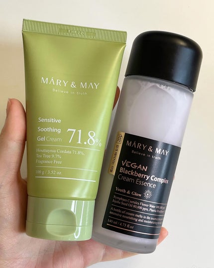 Sensitive Soothing Gel Cream/MARY&MAY/フェイスクリームを使ったクチコミ(1枚目)