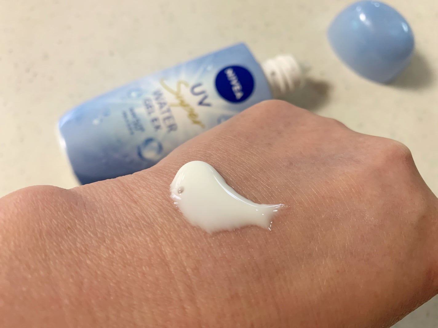 ニベアUV ウォータージェルEX/ニベア/日焼け止めジェルを使ったクチコミ(2枚目)