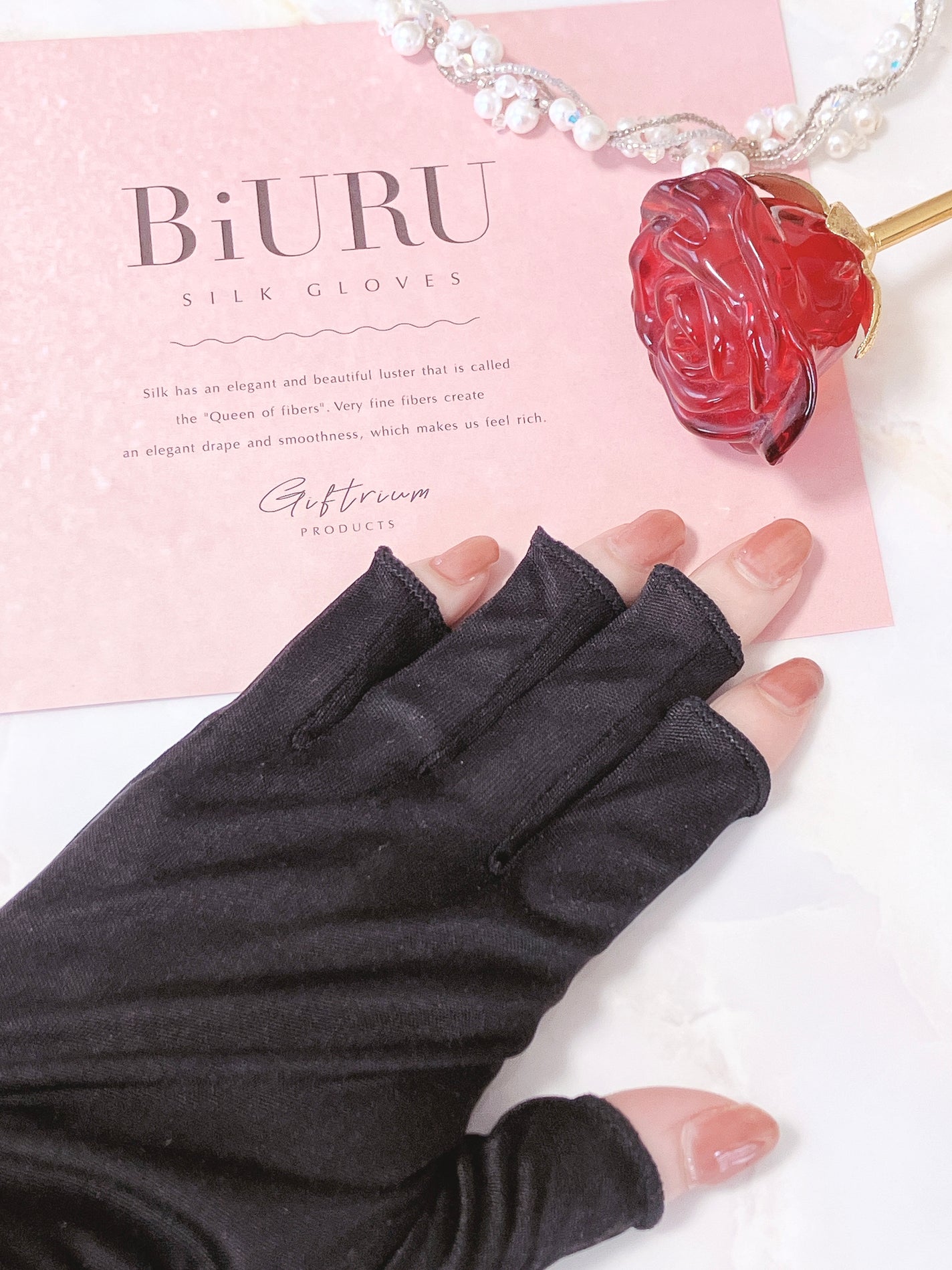 シルク手袋/BiURU/その他を使ったクチコミ(1枚目)