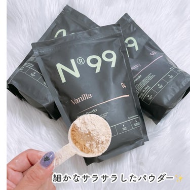 n99 ダークチョコレート プロテインパウダー/99 FOODS/食品を使ったクチコミ（2枚目）