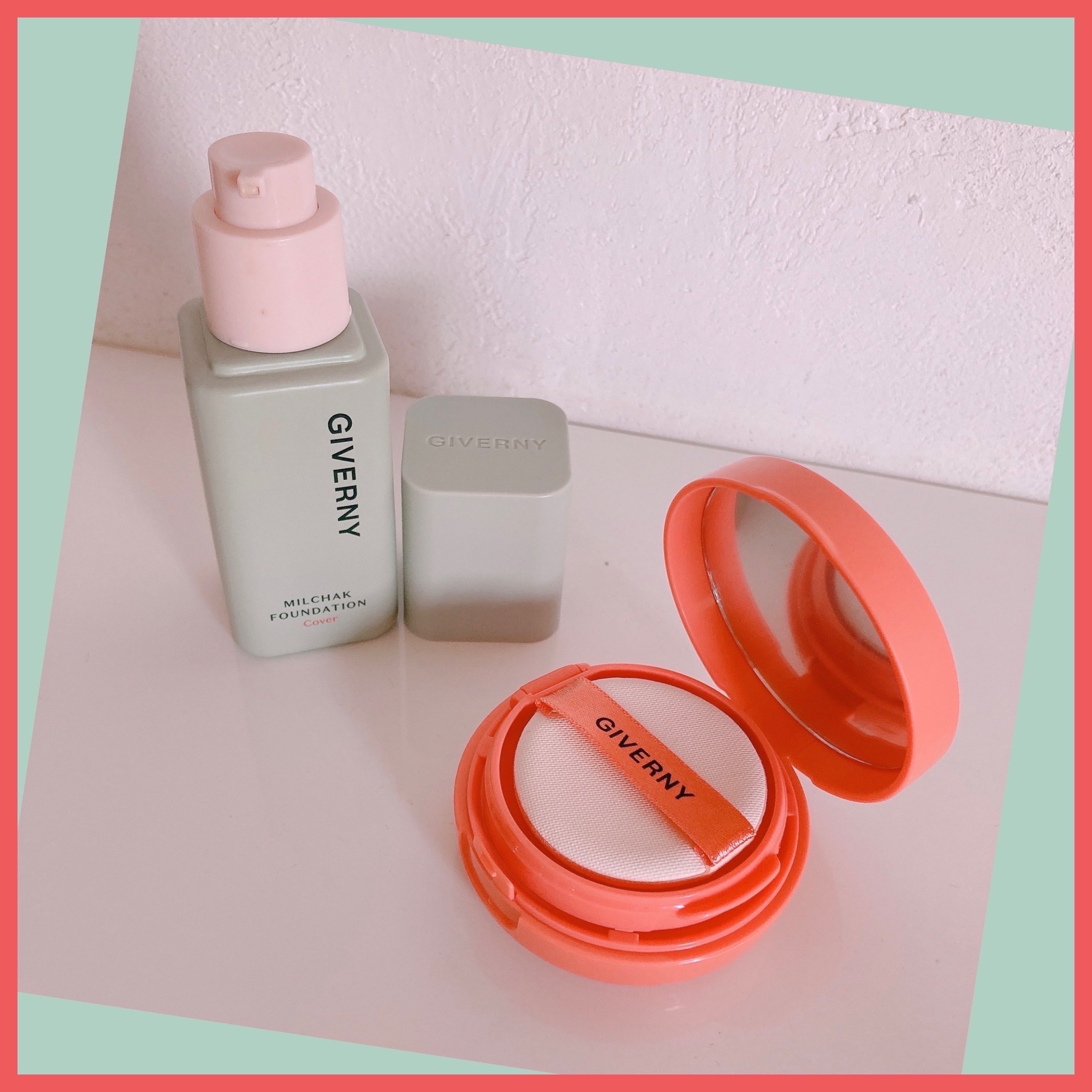 ジヴェルニー 密着カバーファンデーション 22NW ナチュラルベージュ/GIVERNY/リキッドファンデーションを使ったクチコミ（1枚目）