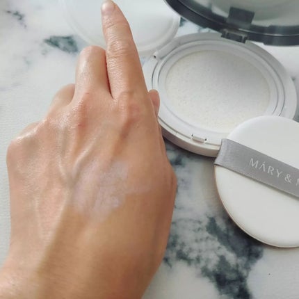 ヴィーガンプライマーグロウ サンクリーム/MARY&MAY/日焼け止めクリームを使ったクチコミ(8枚目)