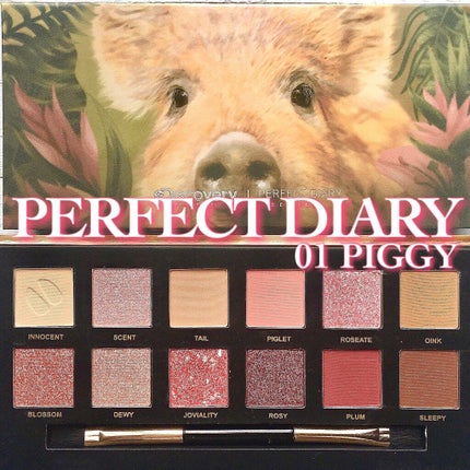エクスプローラ12色 動物アイシャドウパレット/PERFECT DIARY/アイシャドウパレットを使ったクチコミ(1枚目)