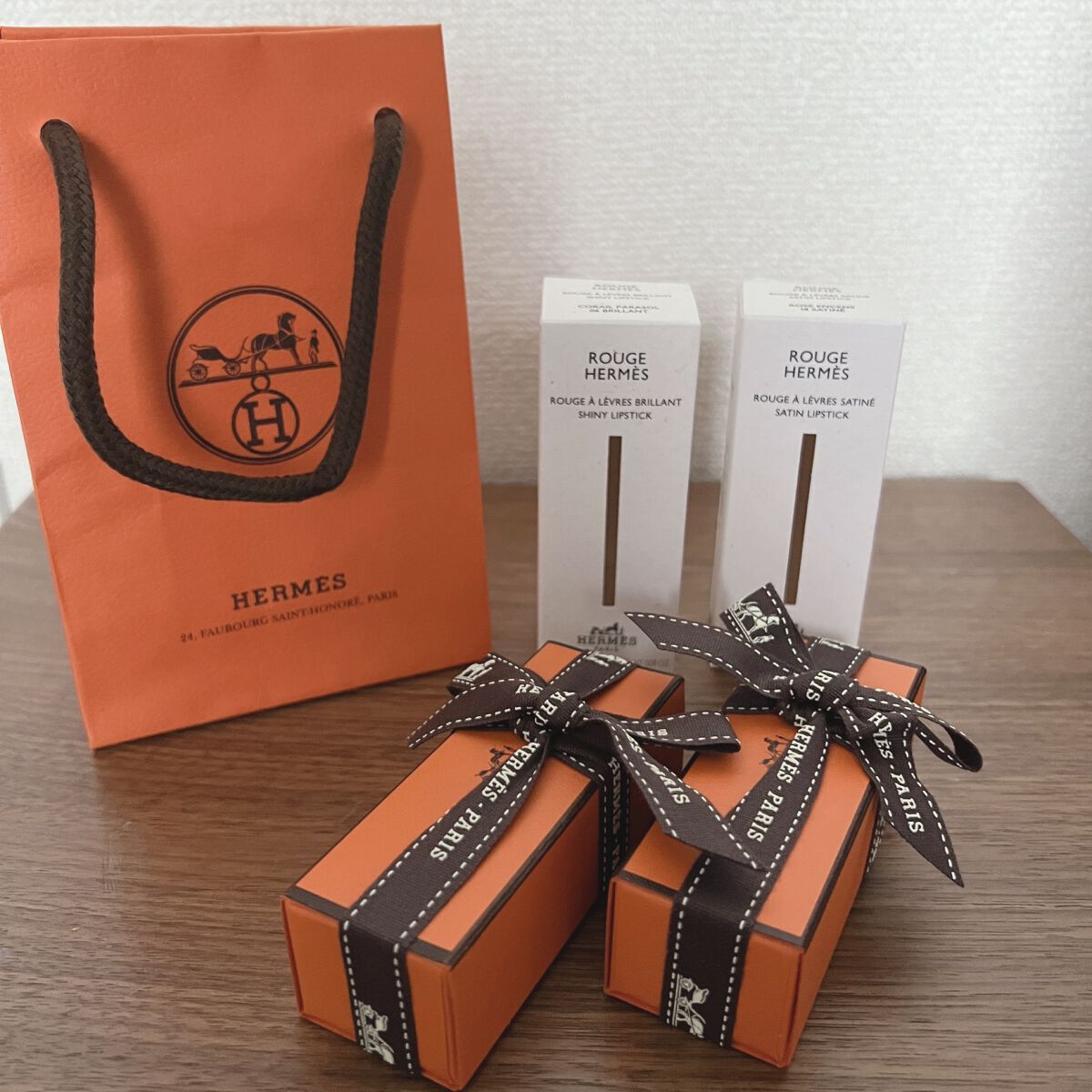 〈ルージュ・エルメス〉 ルージュ ア レーヴル サティネ/エルメス/口紅を使ったクチコミ(1枚目)