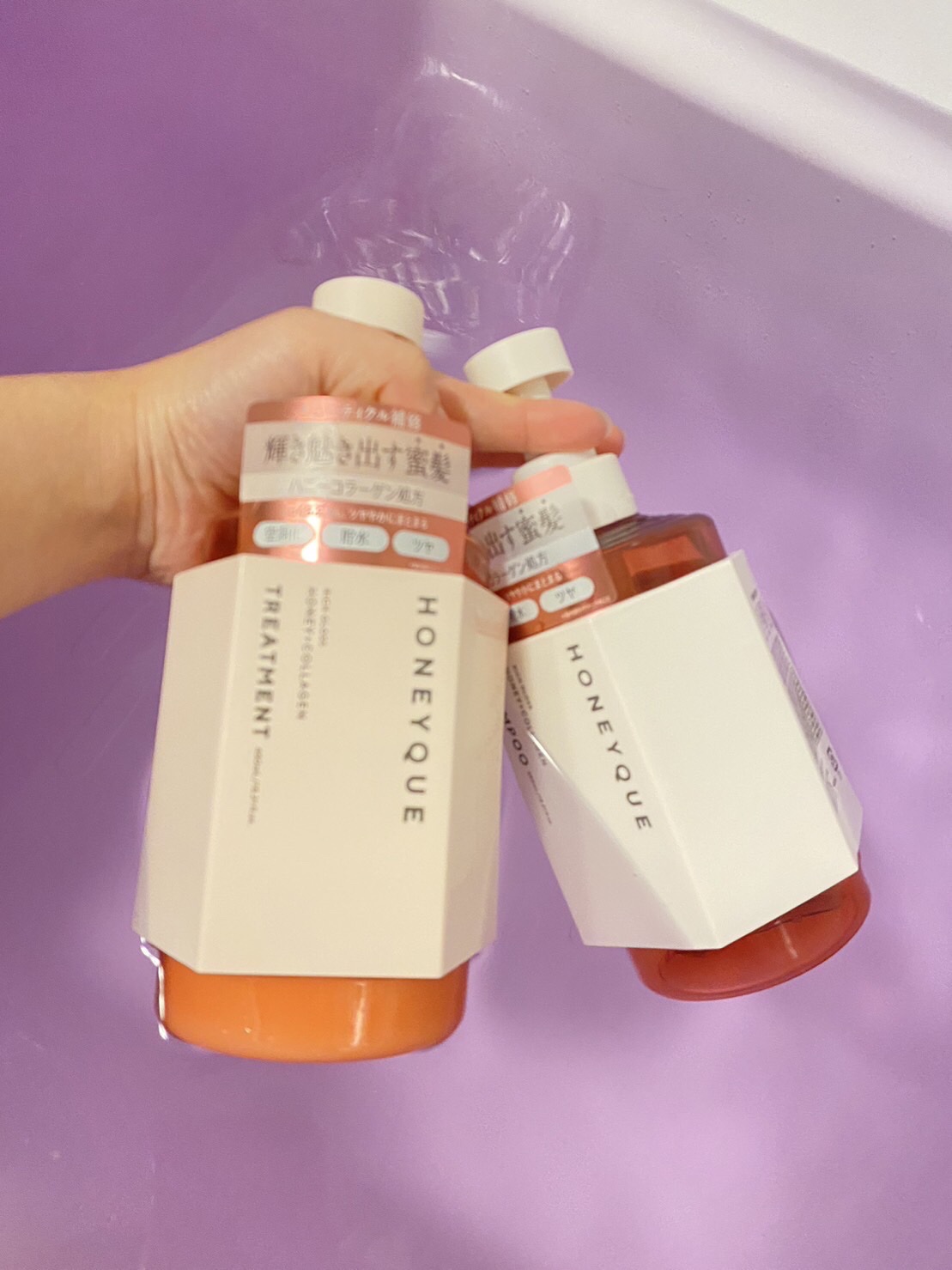 リッチグロス シャンプー シャイニー／ヘアトリートメント シャイニー/ハニーク/市販シャンプーを使ったクチコミ（1枚目）