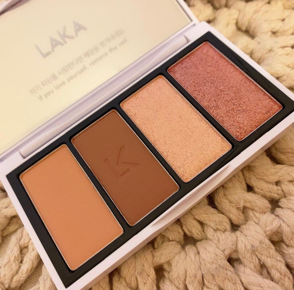 ジャストアイパレット/Laka/アイシャドウパレットを使ったクチコミ(2枚目)