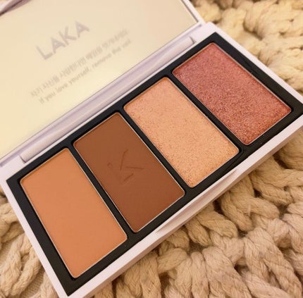 ジャストアイパレット/Laka/アイシャドウパレットを使ったクチコミ(2枚目)
