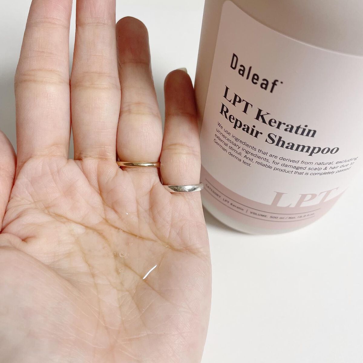 LPTケラチンリペアトリートメント/Daleaf/洗い流すヘアトリートメントを使ったクチコミ(2枚目)
