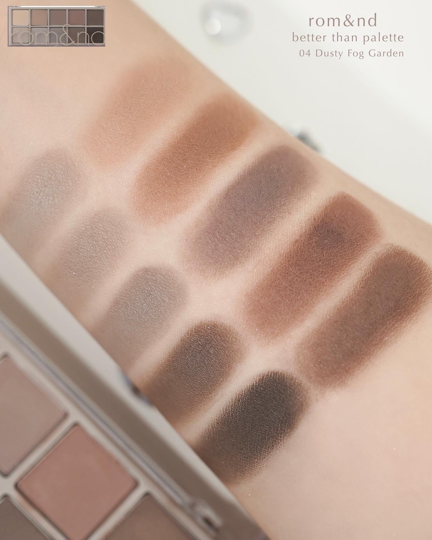 ベターザンパレット/rom&nd/アイシャドウパレットを使ったクチコミ(3枚目)