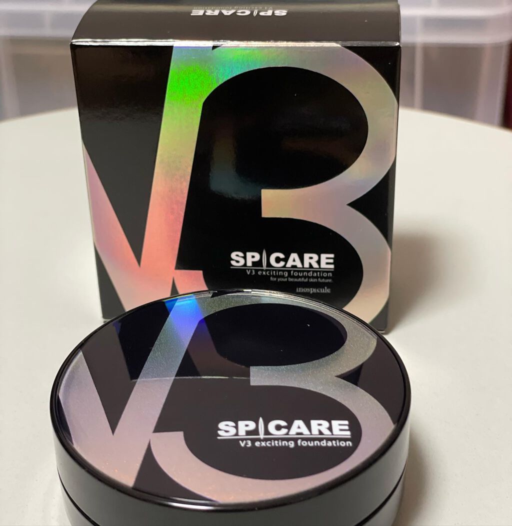V3 エキサイティングファンデーション/SPICARE/クッションファンデーションを使ったクチコミ（1枚目）