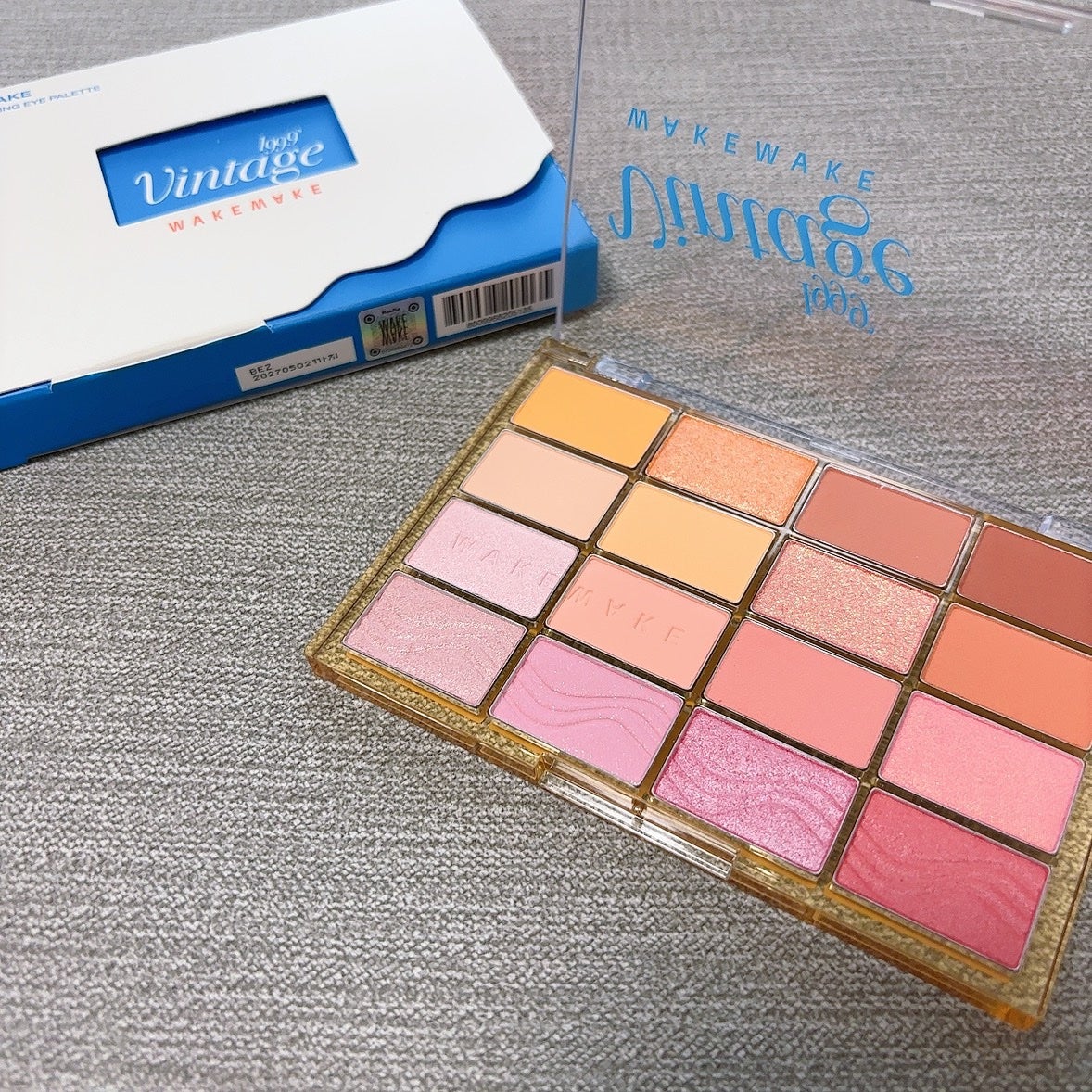 ソフトブラーリングアイパレット/wakemake/アイシャドウパレットを使ったクチコミ(1枚目)