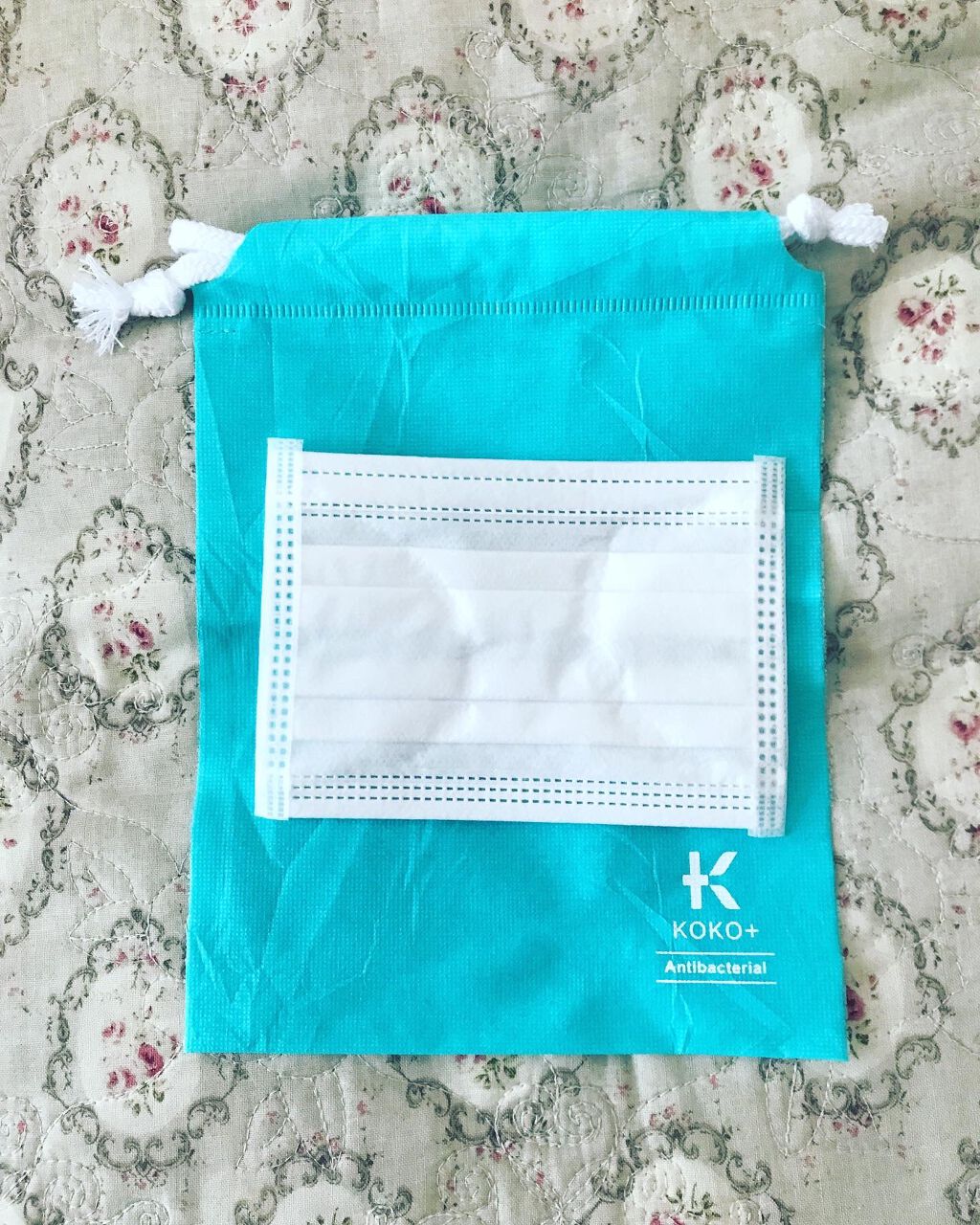 KOKO+(ココタス) Dew(R)使用 不織布の巾着/KAWAGUCHI/マスクを使ったクチコミ(4枚目)