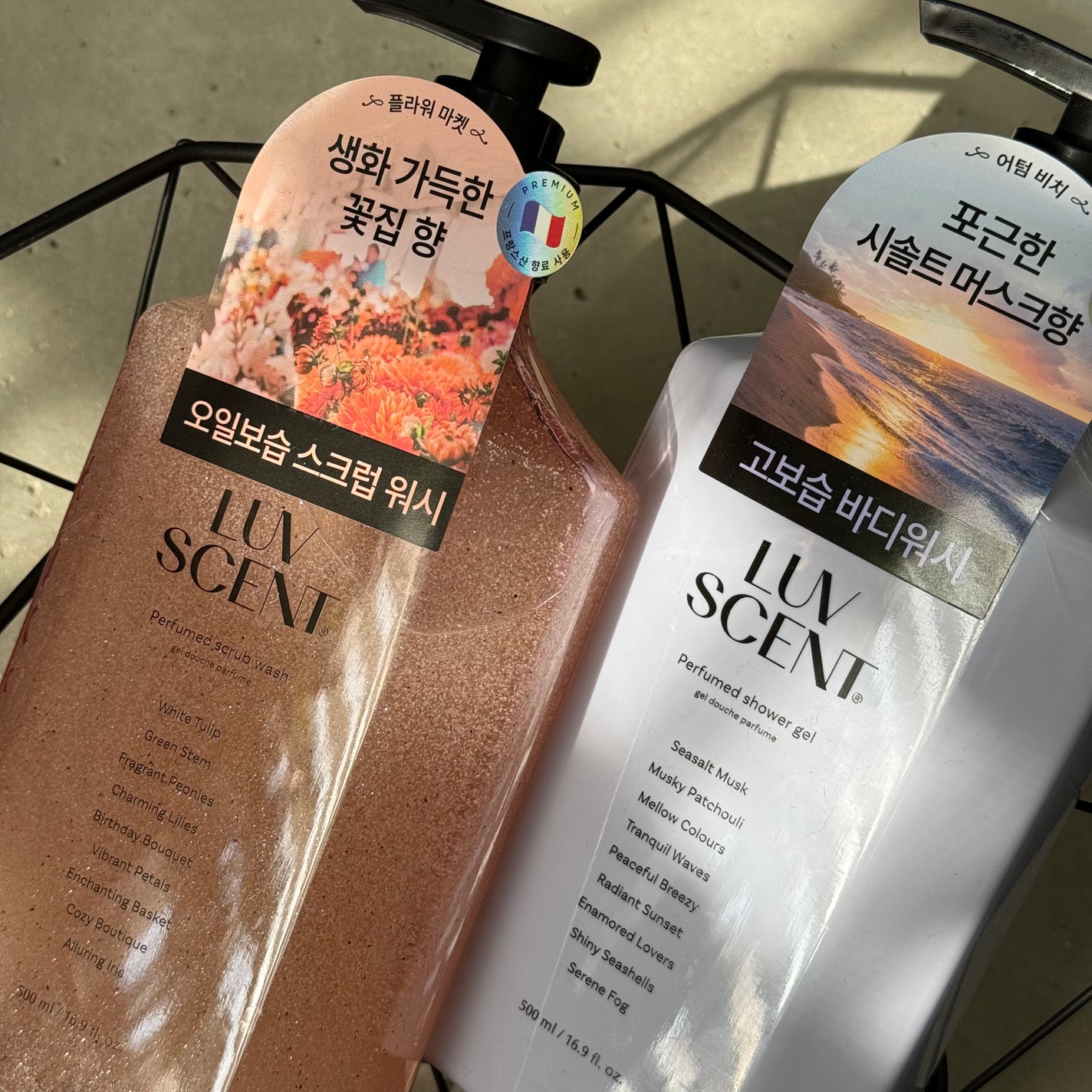 スクラブボディウォッシュ フラワーマーケット ホワイトチューリップ/LUV SCENT/ボディスクラブを使ったクチコミ(2枚目)