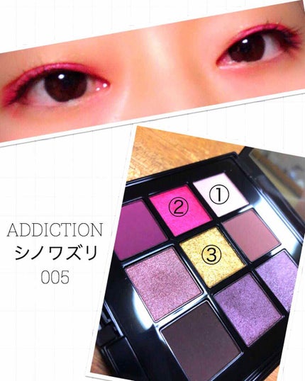 コンパクト アディクション シノワズリ/ADDICTION/アイシャドウパレットを使ったクチコミ(2枚目)