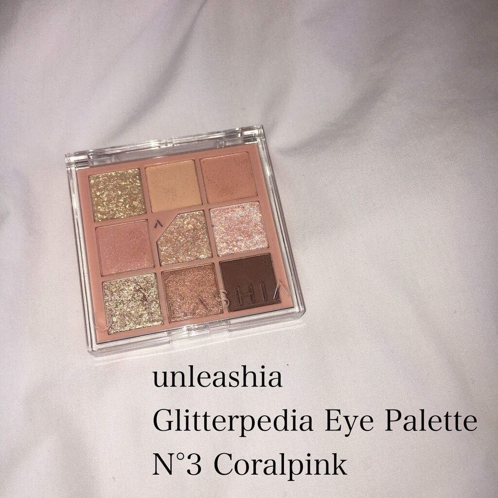 グリッターペディアアイパレット/unleashia/アイシャドウパレットを使ったクチコミ(1枚目)