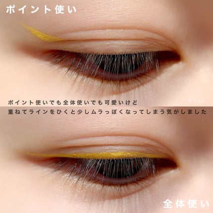 EYE OPENING LINER/UZU BY FLOWFUSHI/リキッドアイライナーを使ったクチコミ(4枚目)