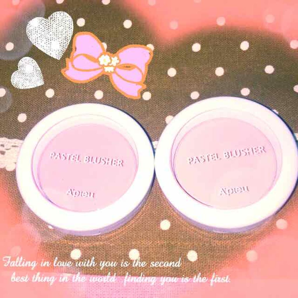 アピュー パステルブラッシャー/A’pieu/パウダーチークを使ったクチコミ(1枚目)