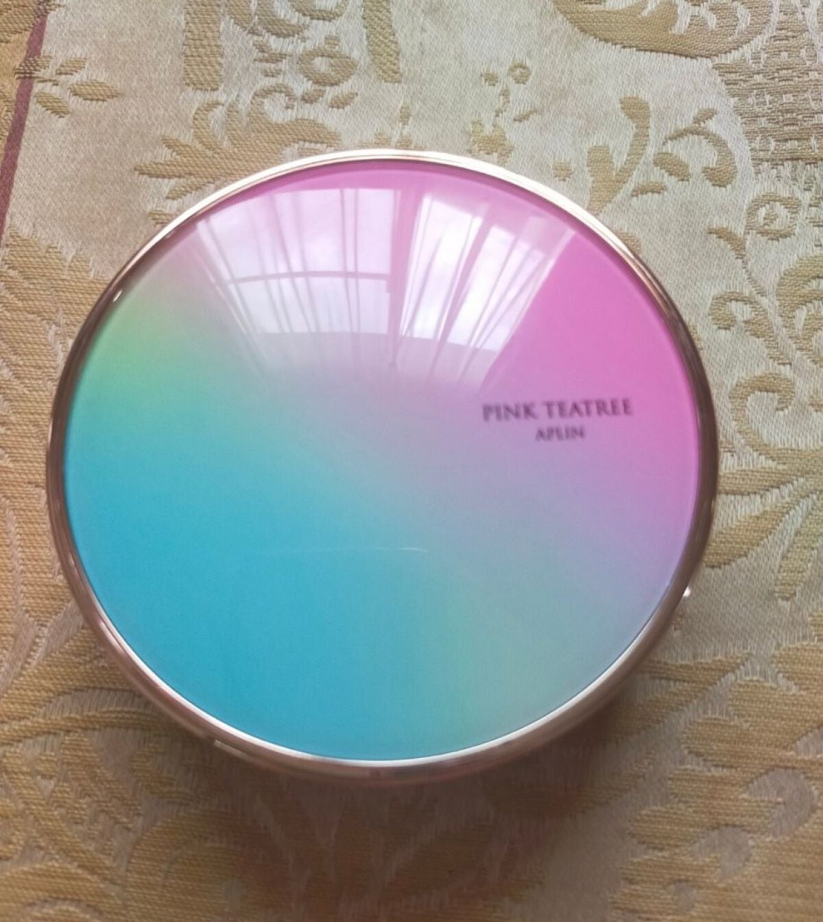 ピンクティーツリーカバークッション/APLIN/クッションファンデーションを使ったクチコミ(1枚目)