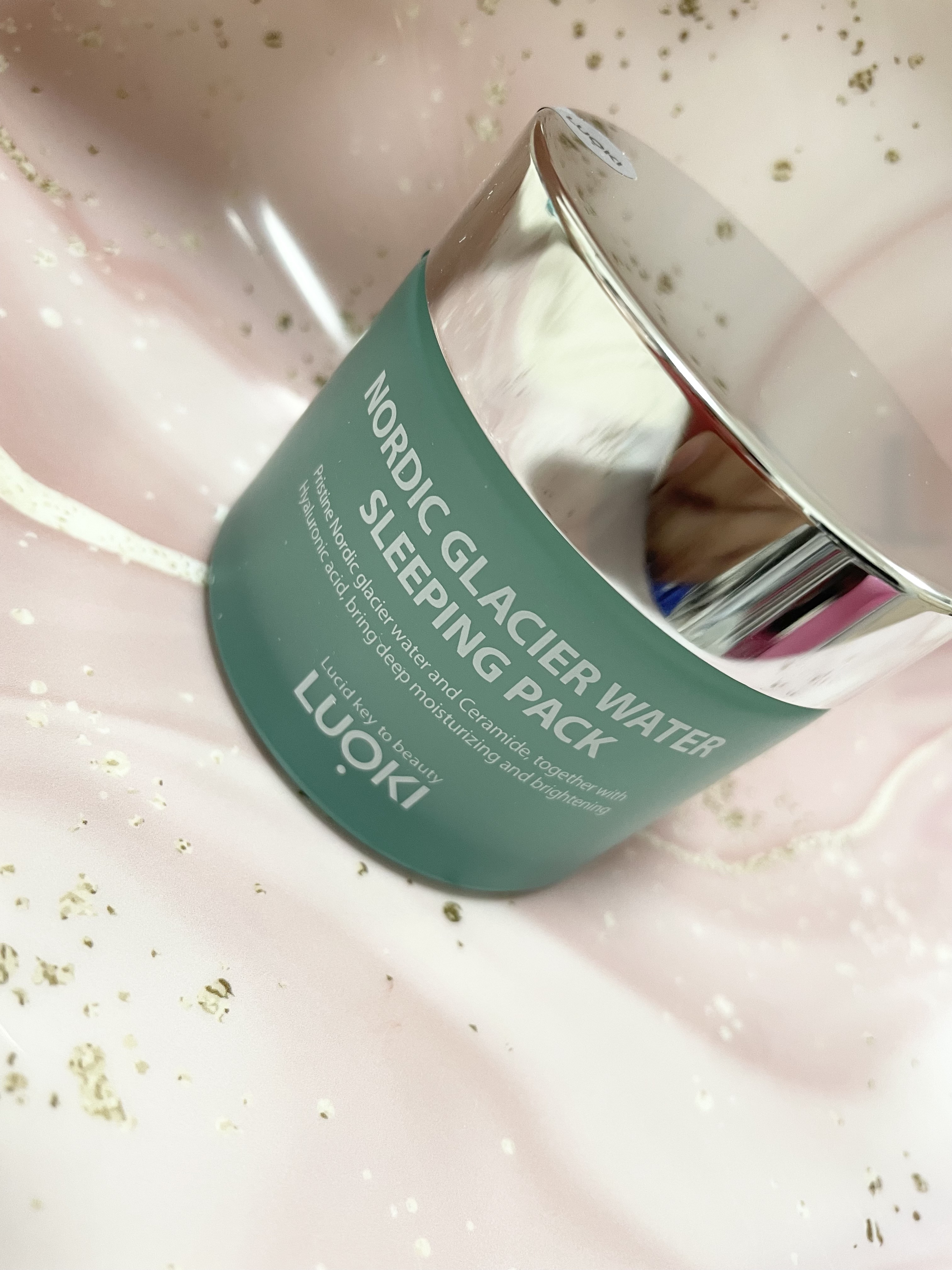 ノルディック氷河水スリーピングパック/LUOKI/フェイスクリームを使ったクチコミ（1枚目）