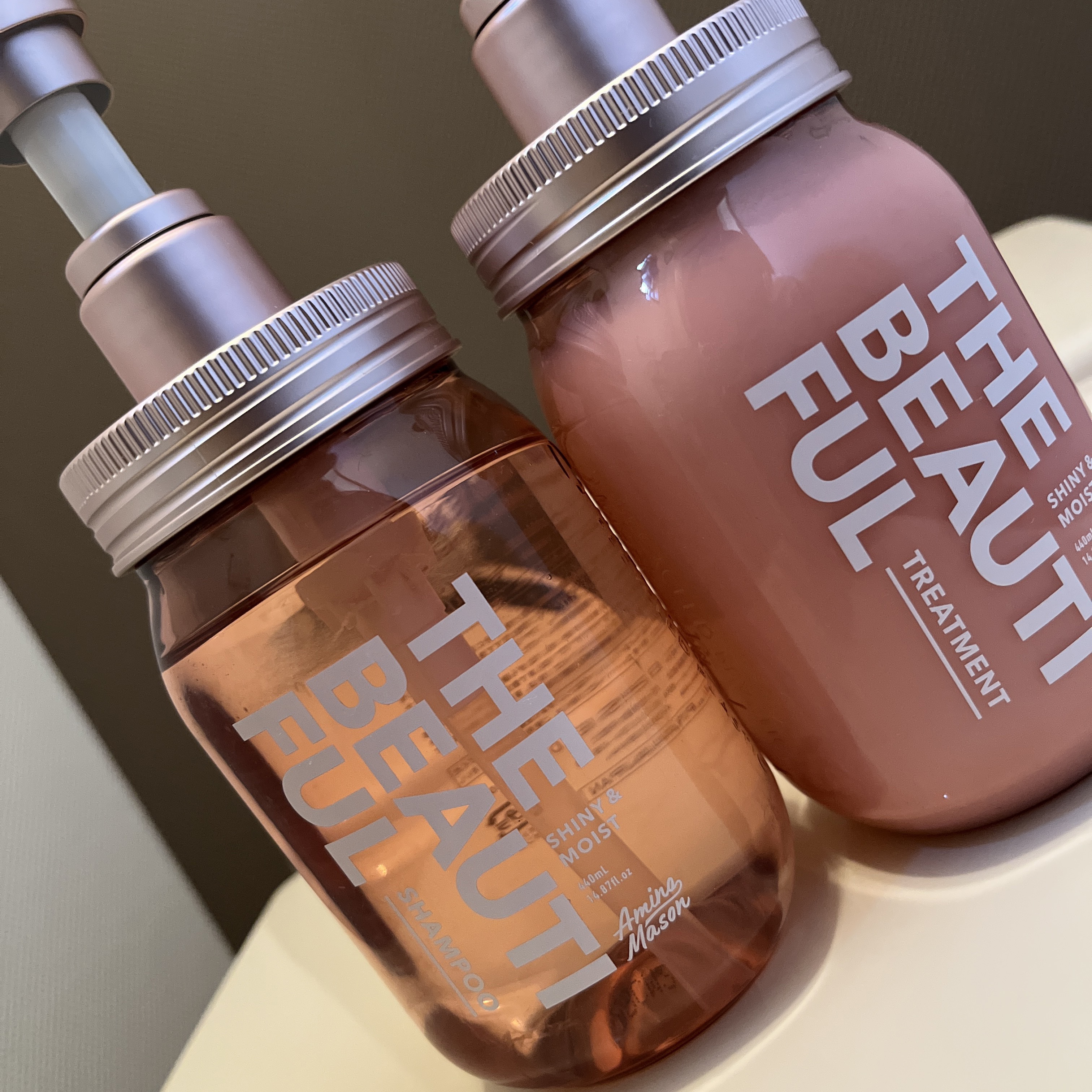 シャイニー＆モイスト シャンプー／ヘアトリートメント/アミノメイソン/市販シャンプーを使ったクチコミ（1枚目）