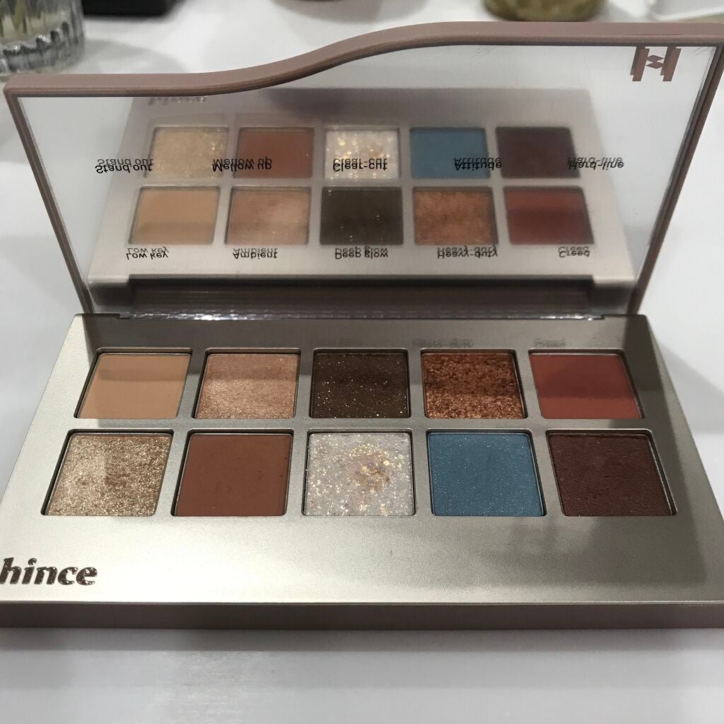 ニューデップスアイシャドウパレット/hince/アイシャドウパレットを使ったクチコミ(2枚目)