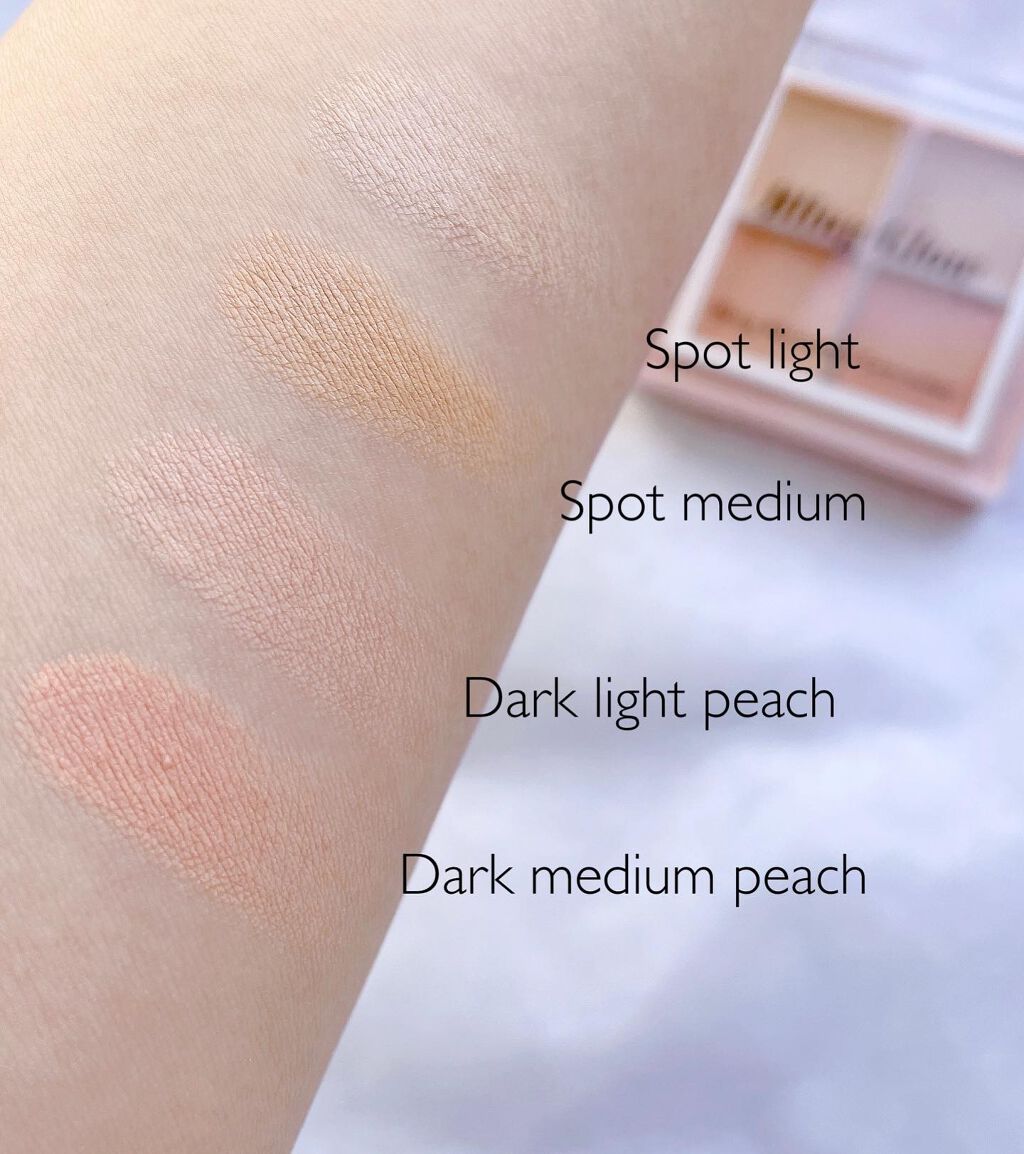 ミックスマッチコンシーラー/BLING GLOW/パレットコンシーラーを使ったクチコミ(3枚目)