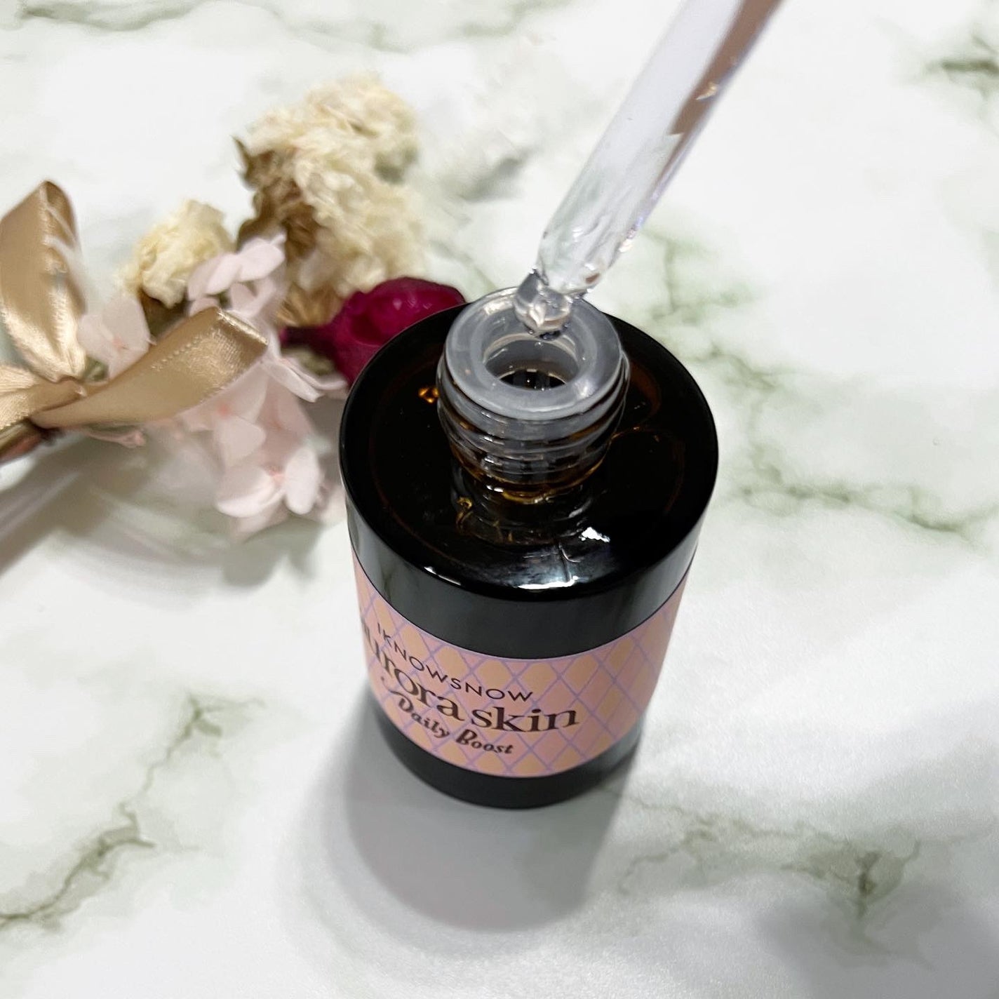 オーロラスキン デイリーブースト/IKNOWSNOW/美容液を使ったクチコミ(2枚目)