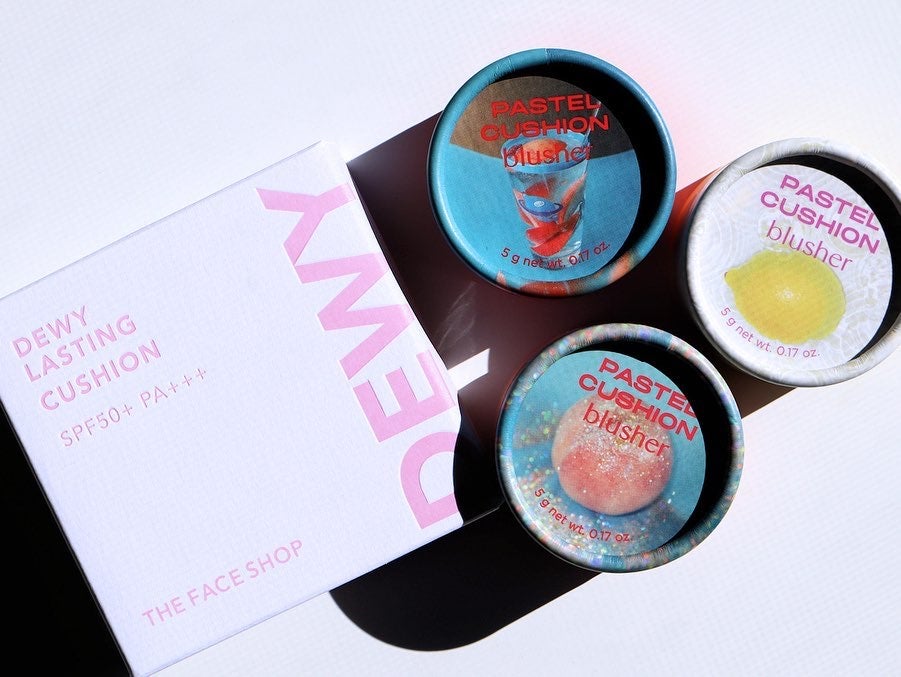 パステルクッションブラッシャー/THE FACE SHOP/パウダーチークを使ったクチコミ(1枚目)