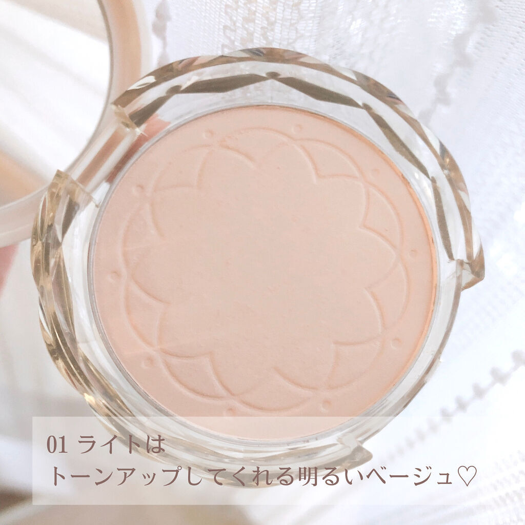 UVシルクカバーパウダー/CEZANNE/プレストパウダーを使ったクチコミ（3枚目）