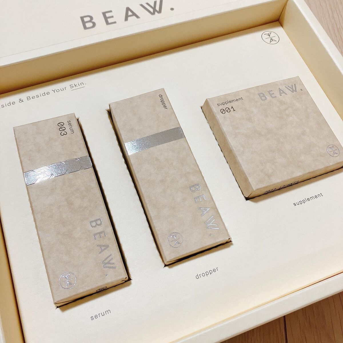 スターターBOX/BEAW./スキンケアキットを使ったクチコミ(1枚目)