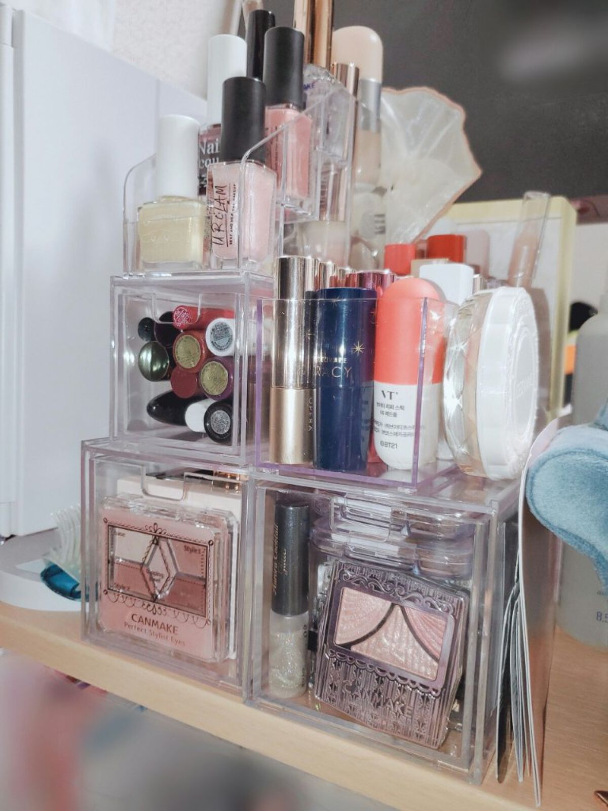 重なる透明収納ケース/DAISO/その他を使ったクチコミ（3枚目）