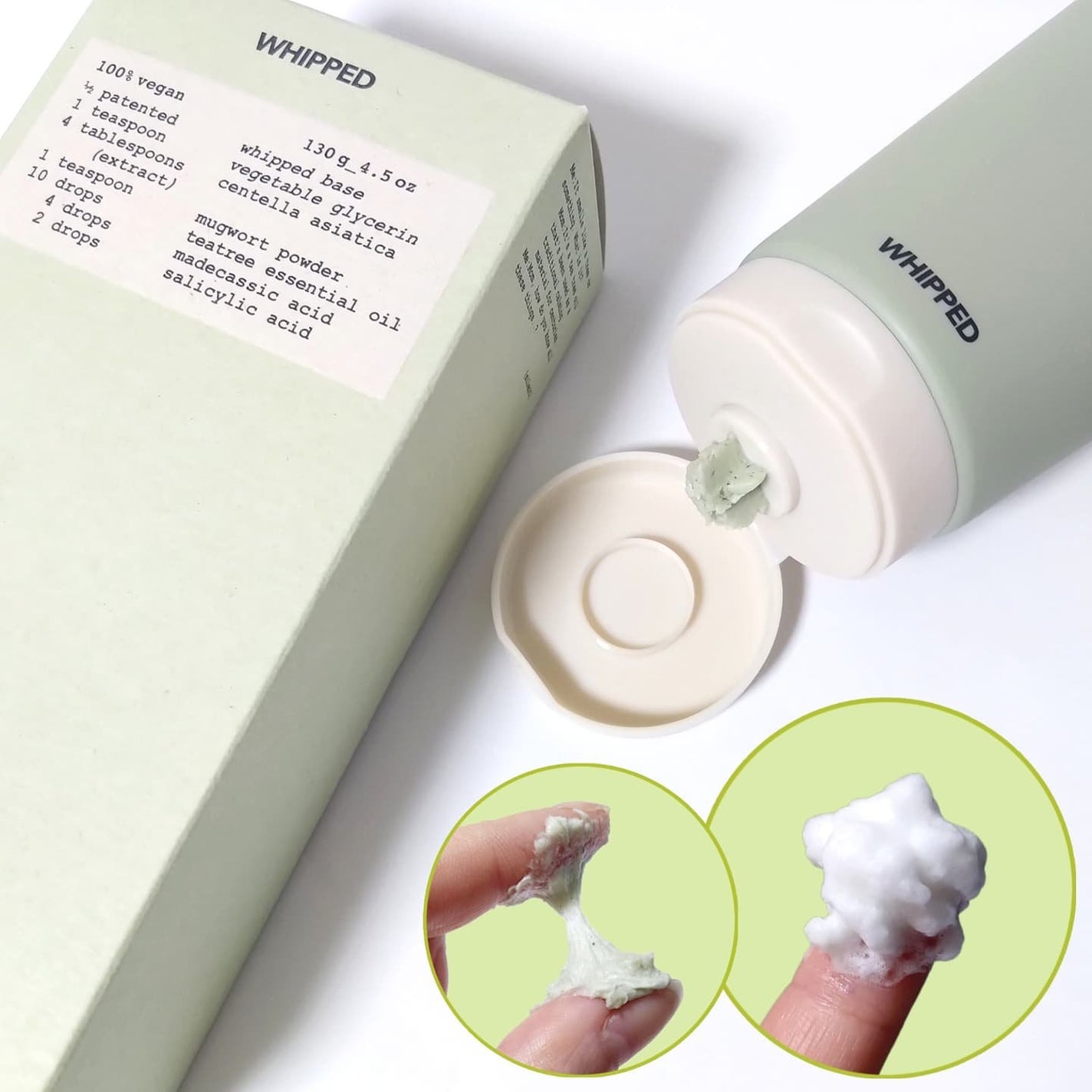 ヴィーガンパッククレンザーチューブ/WHIPPED/洗顔フォームを使ったクチコミ(1枚目)