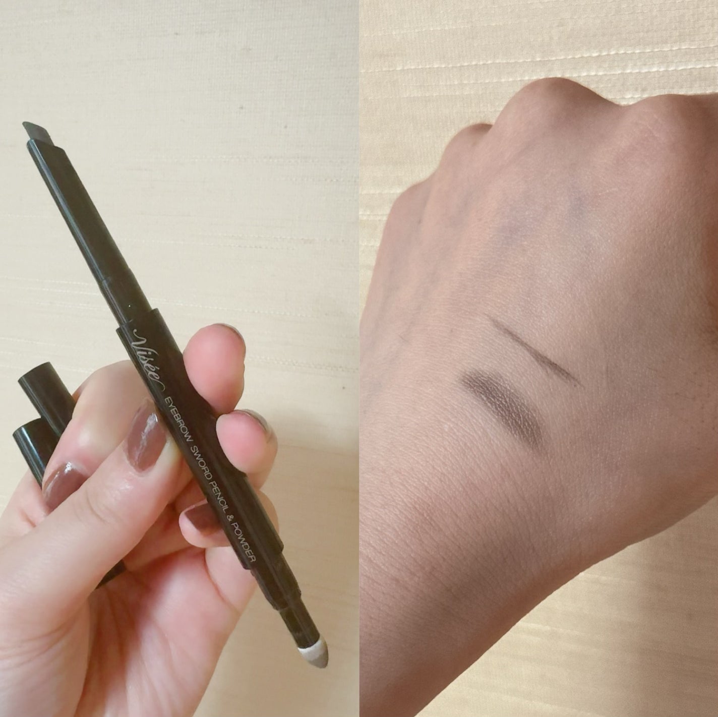 アイブロウ ソードペンシル&パウダー/Visée/アイブロウペンシルを使ったクチコミ(2枚目)