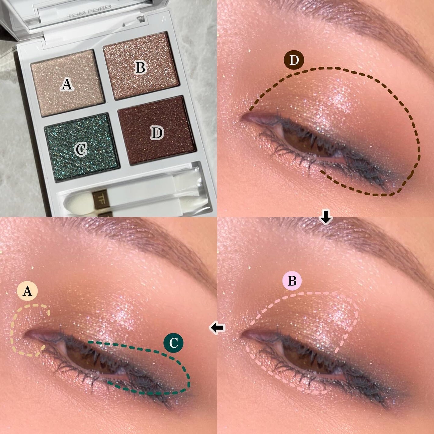 ソレイユ アイ カラー クォード/TOM FORD BEAUTY/アイシャドウパレットを使ったクチコミ(5枚目)