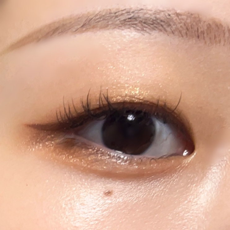 シルキーリキッドアイライナーWP/D-UP/リキッドアイライナーを使ったクチコミ（2枚目）