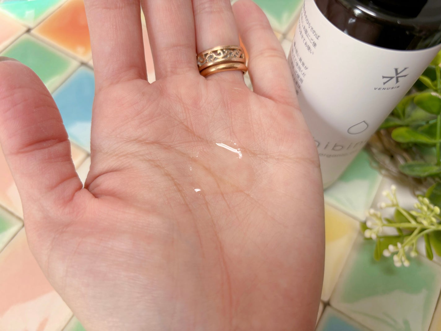 hibino organic oil/VENUSiS/ヘアオイルを使ったクチコミ(5枚目)