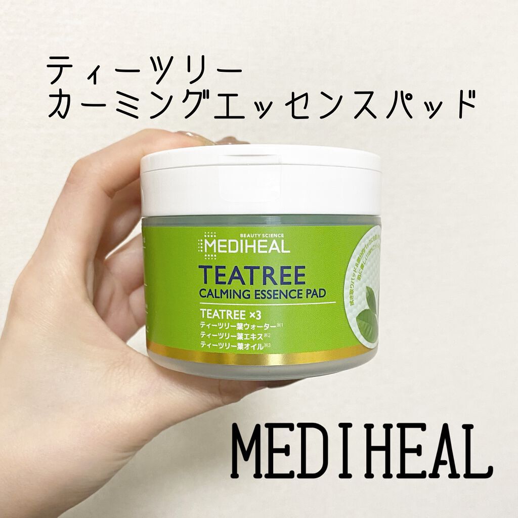 ティーツリーカーミングエッセンスパッド/MEDIHEAL/トナーパッドを使ったクチコミ(1枚目)