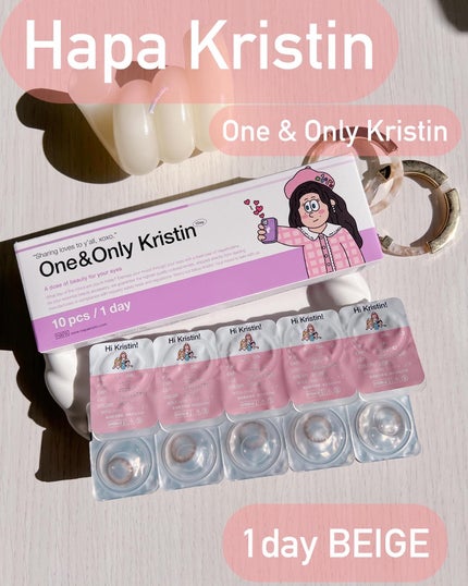 ワンアンドオンリークリスティン/Hapa kristin/カラーコンタクトレンズを使ったクチコミ(2枚目)