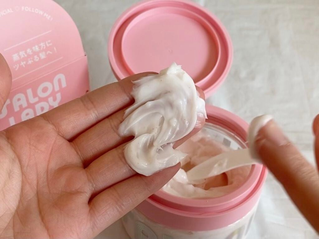 サロンレディ 密着ツヤぷるクレイヘアマスク/SALON LADY/ヘアマスク・ヘアパックを使ったクチコミ(3枚目)