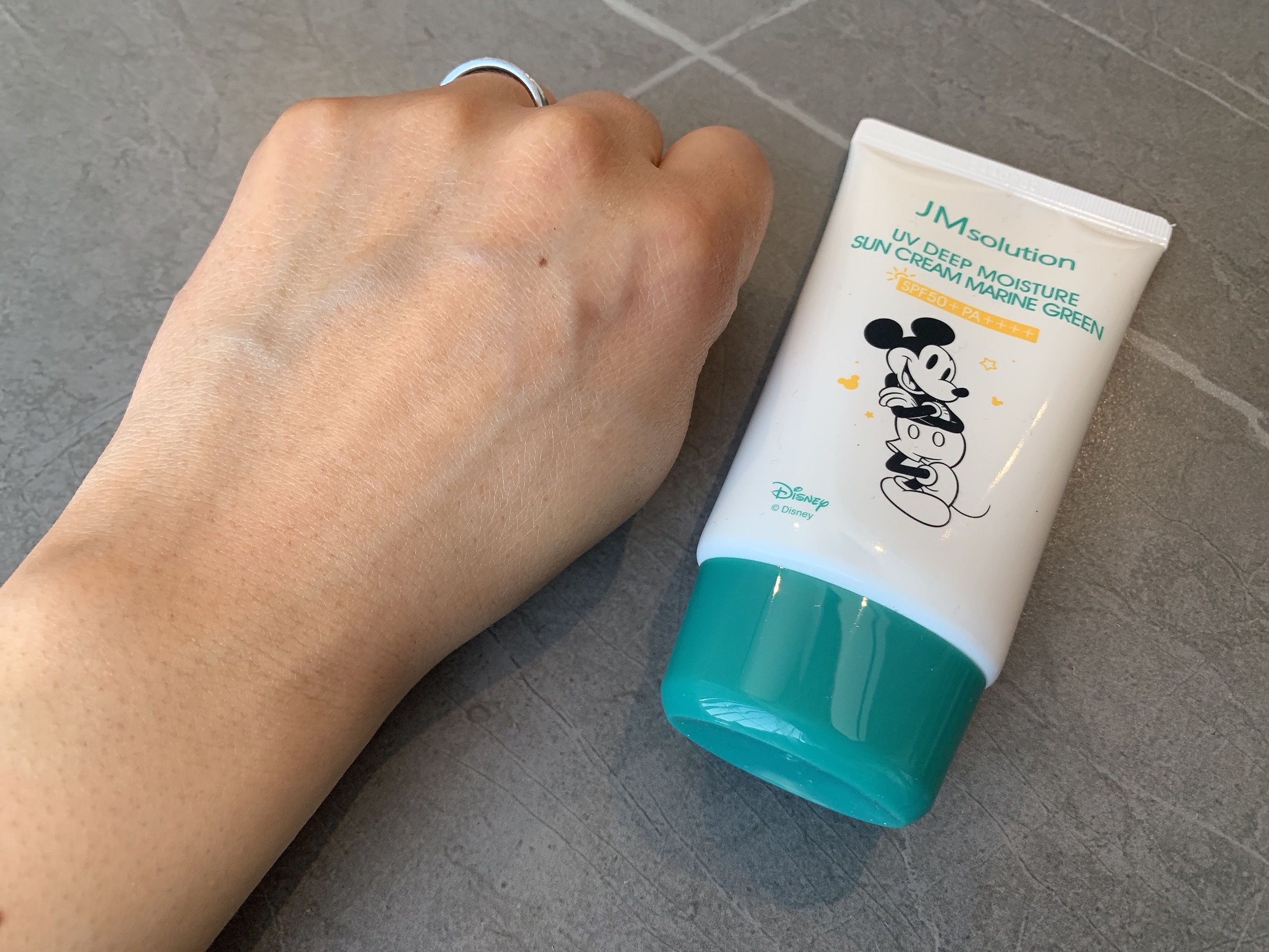 UVディープモイスチャーサンクリーム マリングリーン/JMsolution/日焼け止めクリームを使ったクチコミ（3枚目）