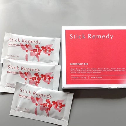 Beautifully Red/Stick Remedy/健康サプリメントを使ったクチコミ(3枚目)