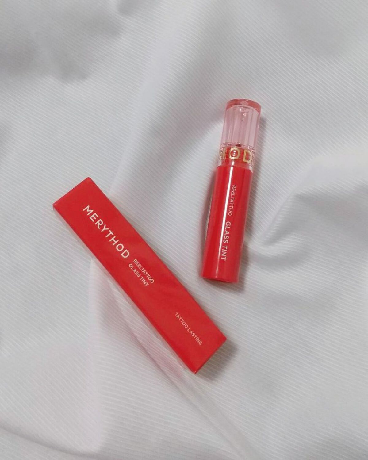 リールタトゥーグラスティント /MERYTHOD/リップティントを使ったクチコミ（1枚目）