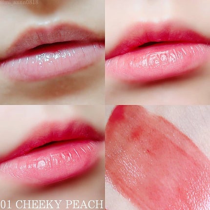 Glassy Layer Fixing Tint/lilybyred/口紅を使ったクチコミ(5枚目)