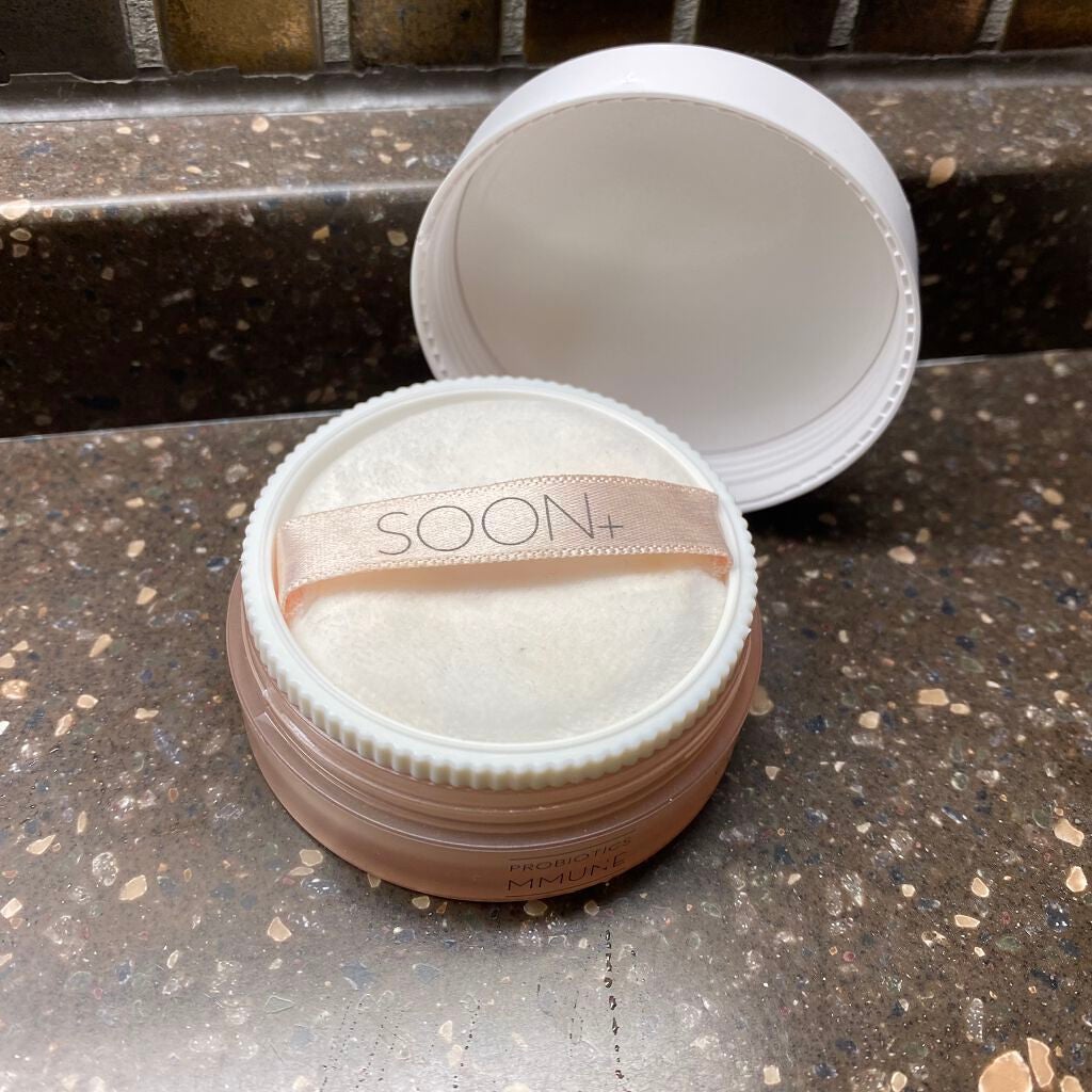 SOON+ プロバイオティクスミューンパウダー/soon+/ルースパウダーを使ったクチコミ(2枚目)