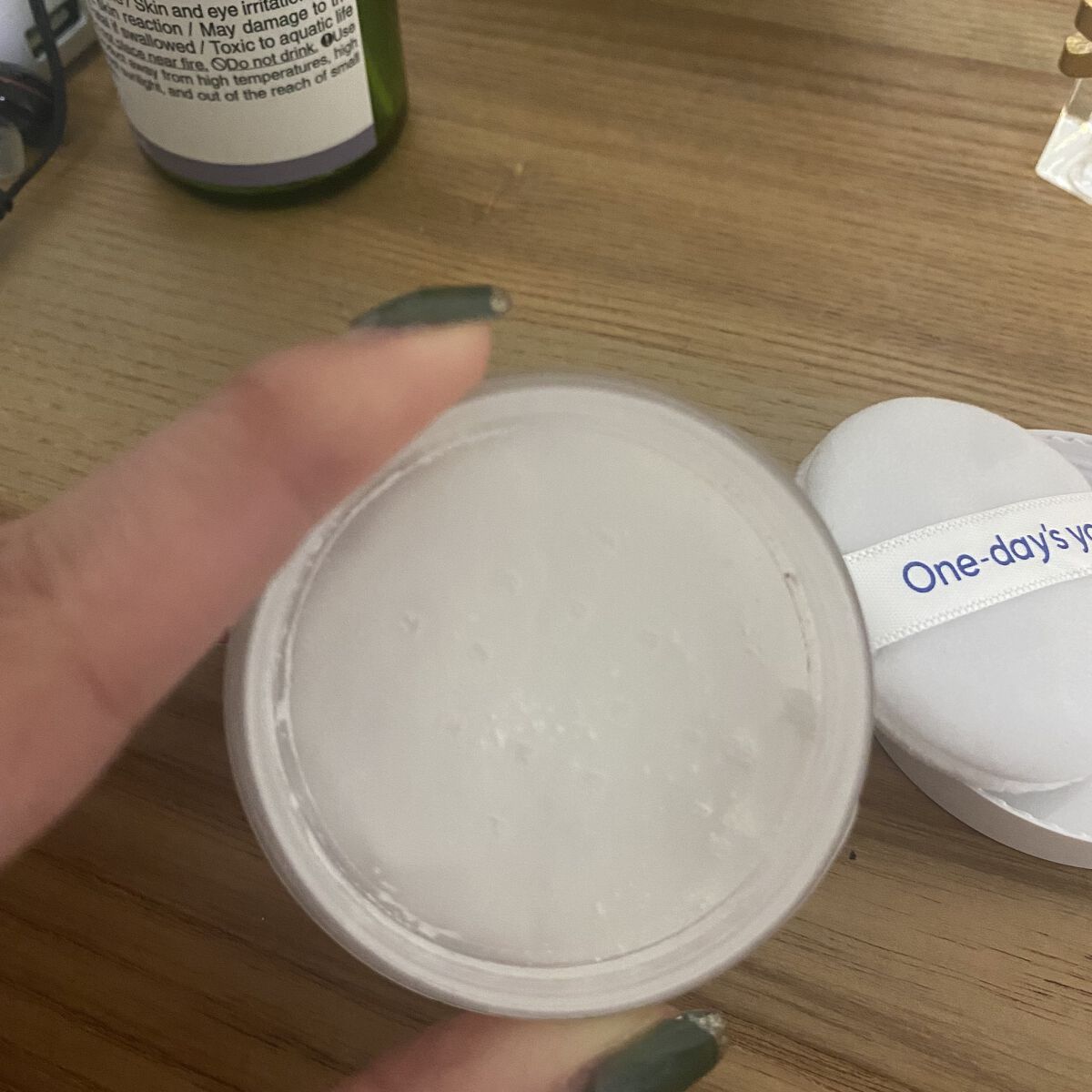 ポアセバムパウダー/One-day's you/ルースパウダーを使ったクチコミ（2枚目）