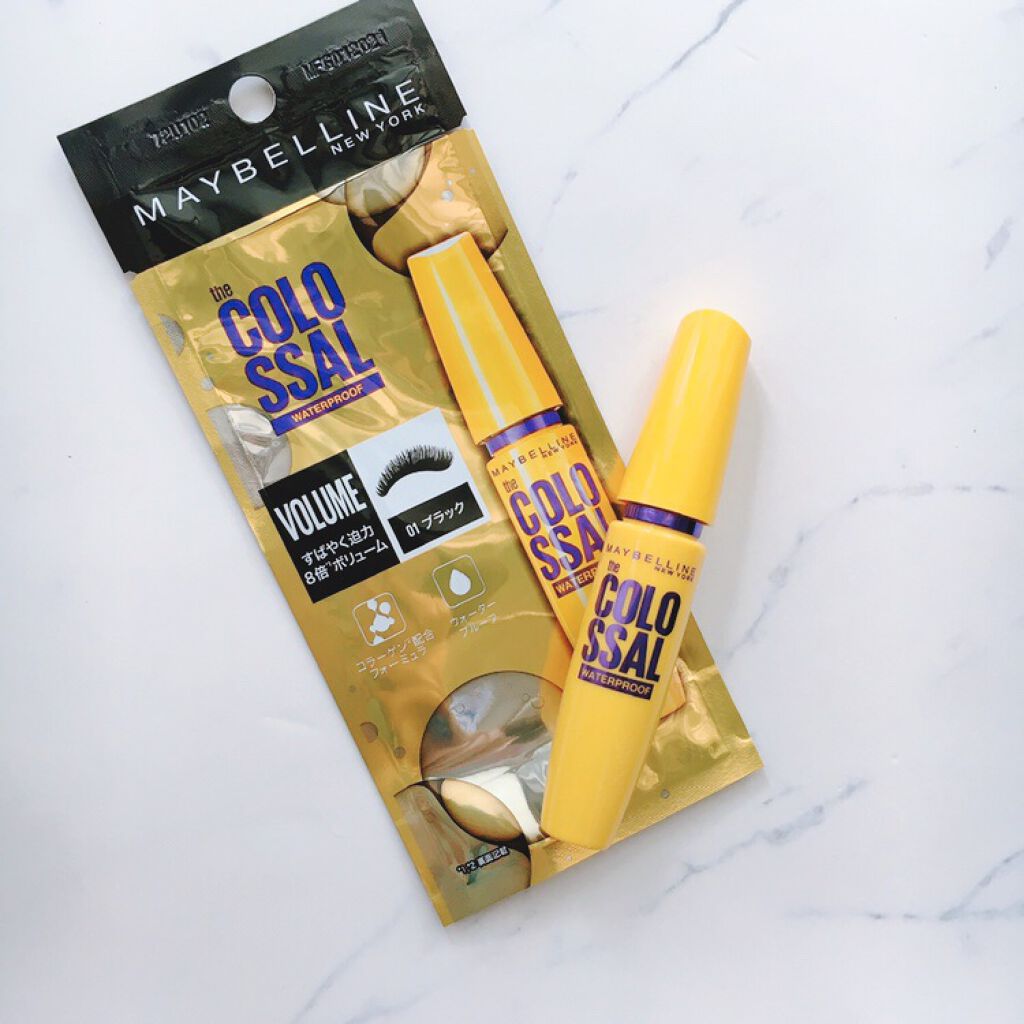 ボリューム エクスプレス マグナム ウォータープルーフ N 01 ブラック/MAYBELLINE NEW YORK/マスカラを使ったクチコミ（1枚目）