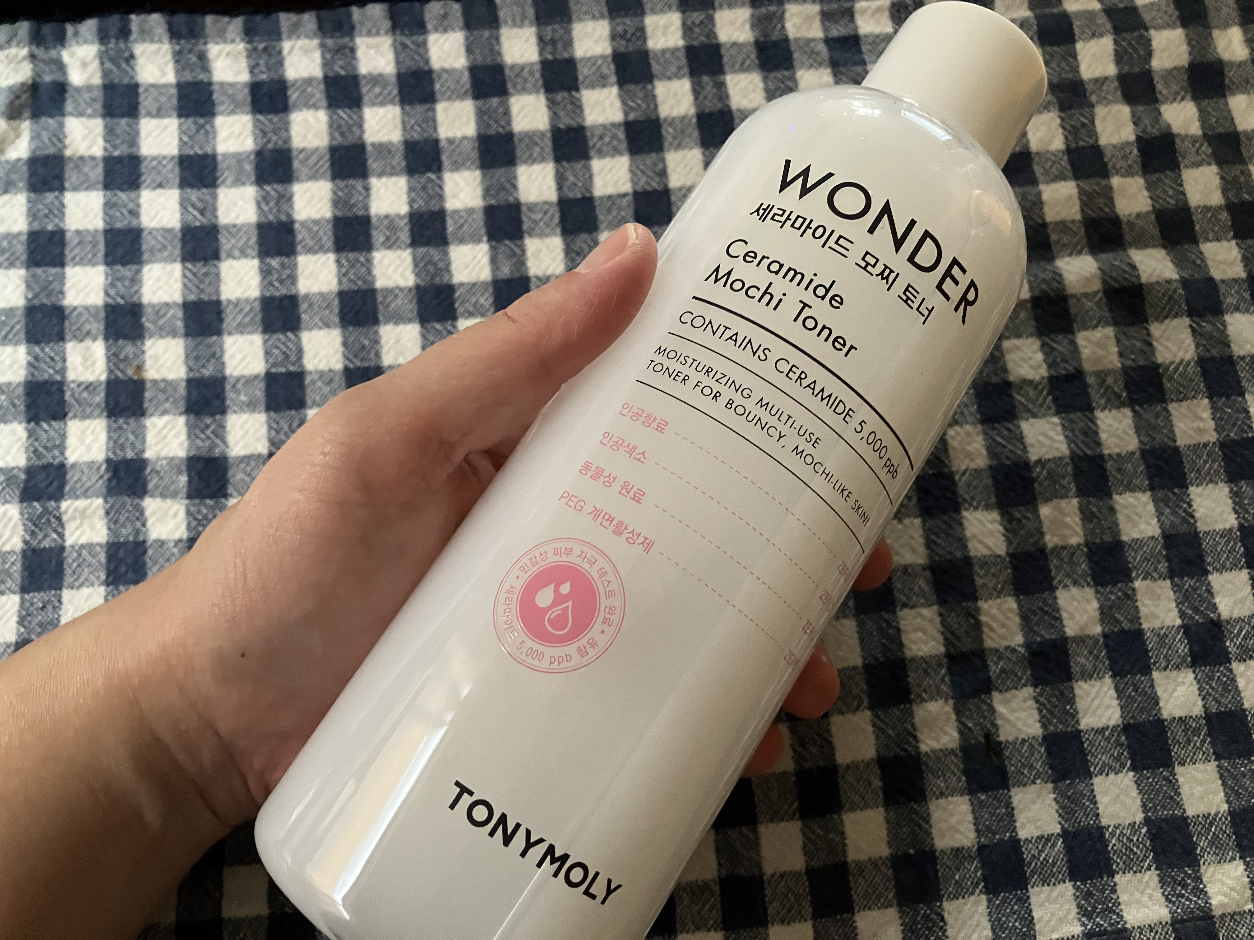 Wonder Ceramide Mochi Toner（トニーモリーワンダーCモチトナー）/TONYMOLY/化粧水を使ったクチコミ（3枚目）