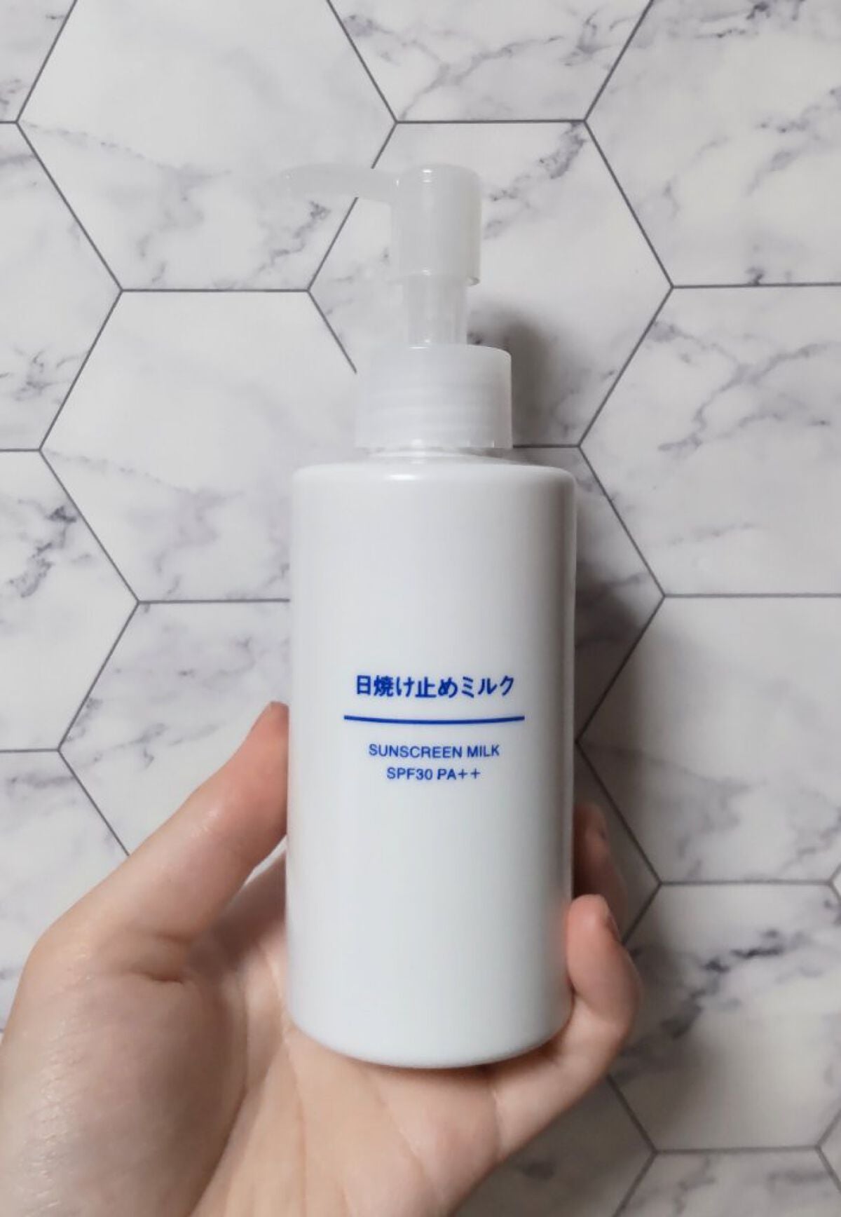 日焼け止めミルク SPF30/無印良品/日焼け止めミルクを使ったクチコミ(1枚目)