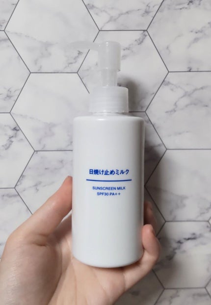 日焼け止めミルク SPF30/無印良品/日焼け止めミルクを使ったクチコミ(1枚目)