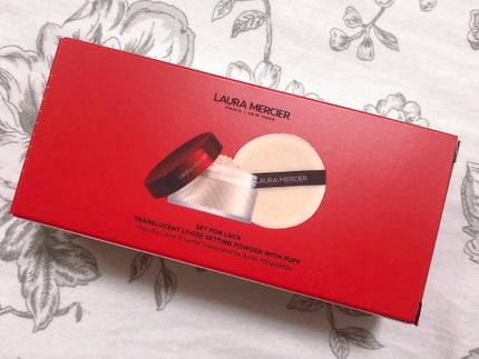 セット フォー ラック ルースセッティングパウダー トランスルーセント ウィズパフ/ローラ メルシエ/ルースパウダーを使ったクチコミ(5枚目)